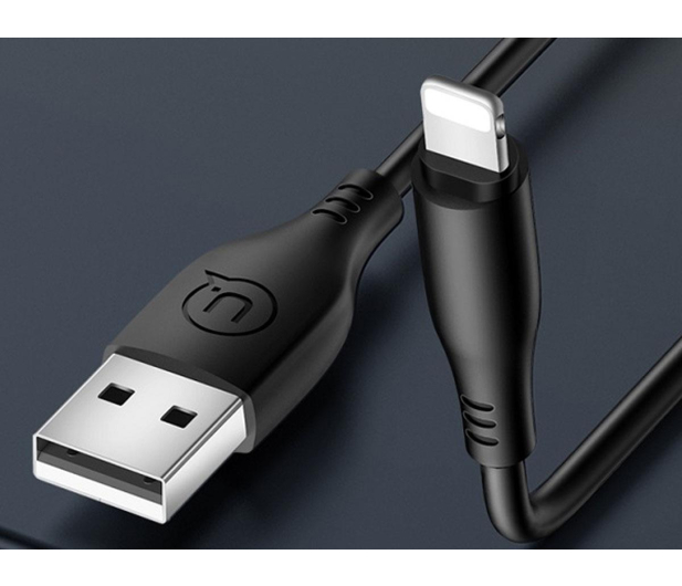 USAMS Kabel U18 lightning 2A Fast Charge 1m czarny SJ266USB01 - 1569011 - zdjęcie 3